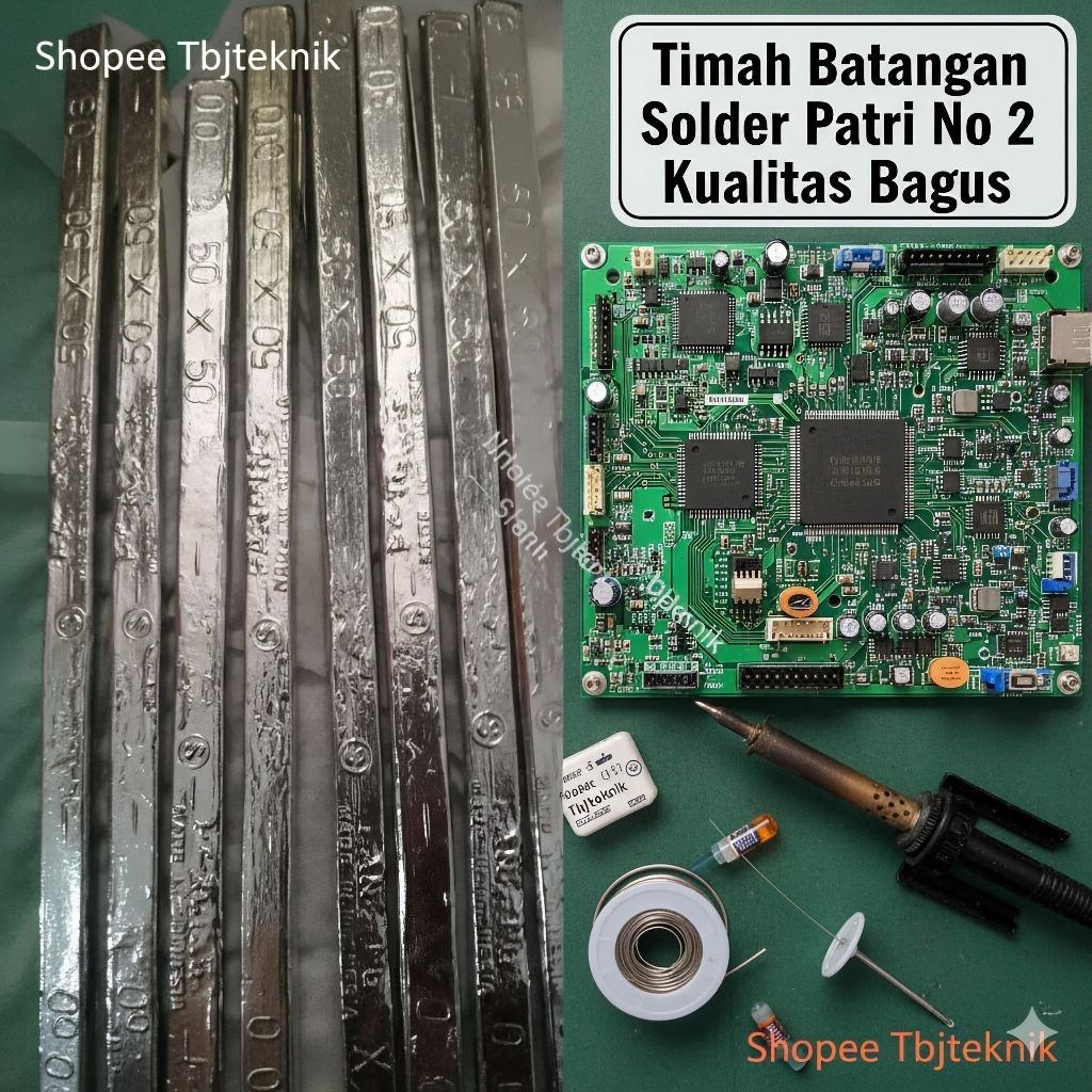 timah patri batangan no. 2 putih murah harga per kg