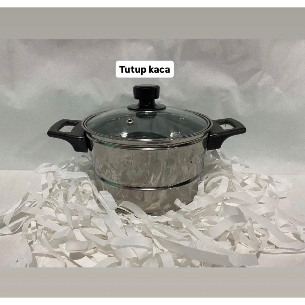 Dandang nasi/ dandang sarang/dandang kukusan/ 16cm-26cm bahan stainless tebal