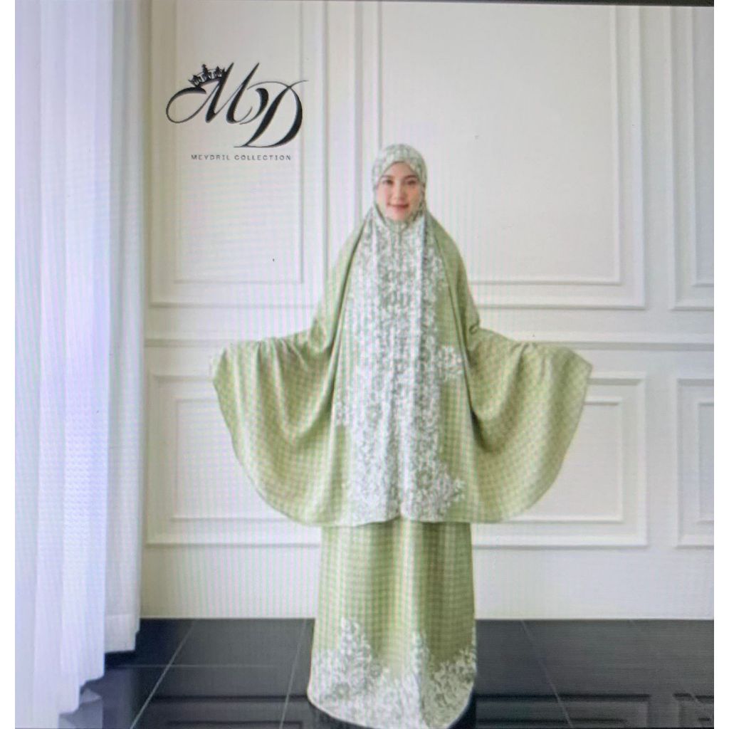Meidril Collection Mukena Ayasha Katun Printer Nyaman