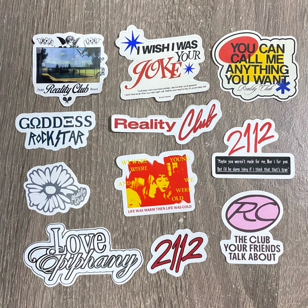 REALITY CLUB | COD Sticker Pack Reality Club Sticker Vinyl Reality Club Sticker Reality Club