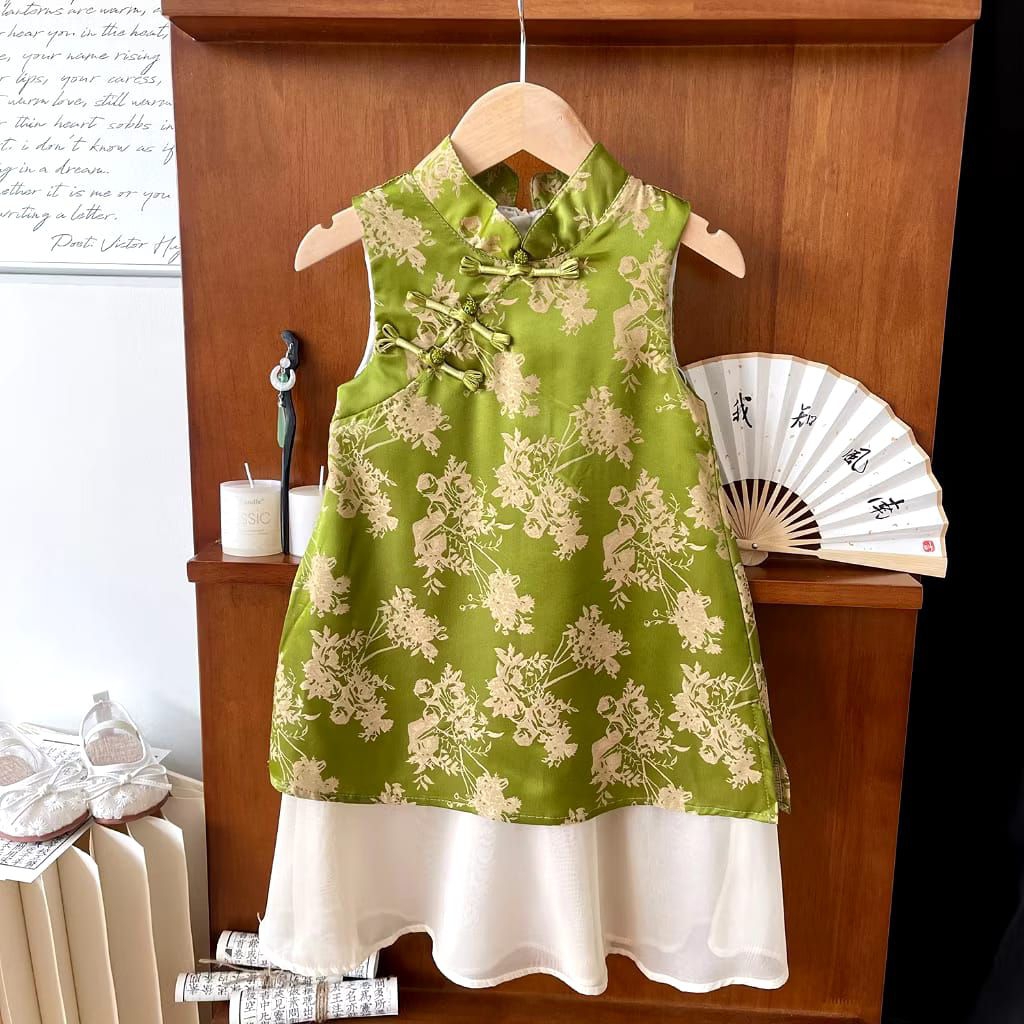 RESTOCKDRESS CHOENGSAM ANAK CEWEK/DRESS PARTY ANAK CEWEK/DRESS ANAK IMPORT/BAJU IMLEK ANAK2026