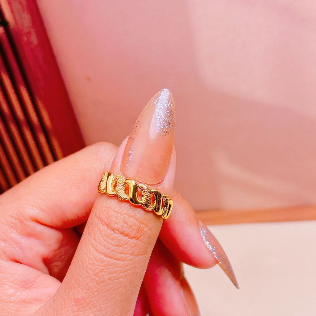 cincin rantai wanita desain simple dan elegan