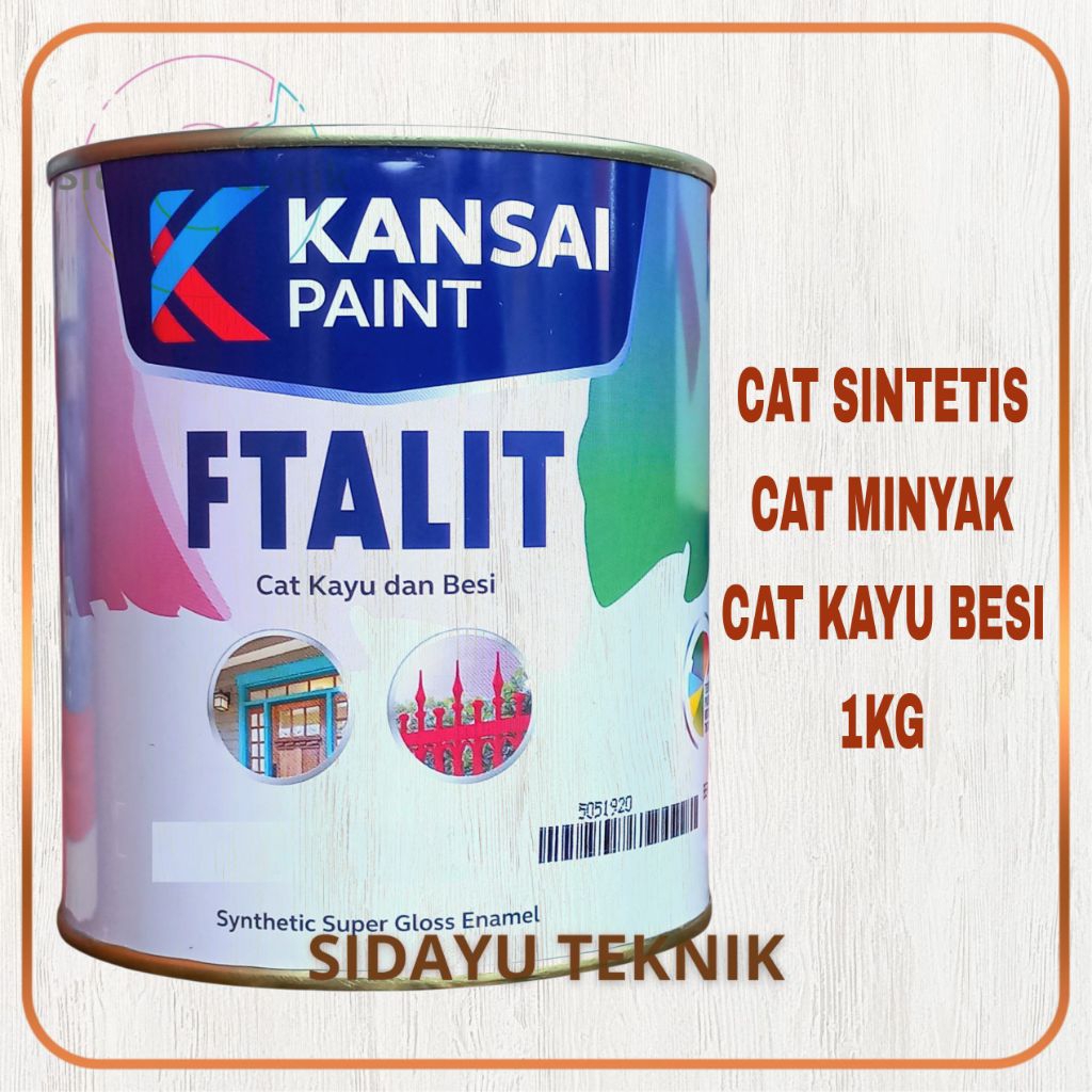 Cat Kayu Besi Ftalit Kansai Paint 1KG