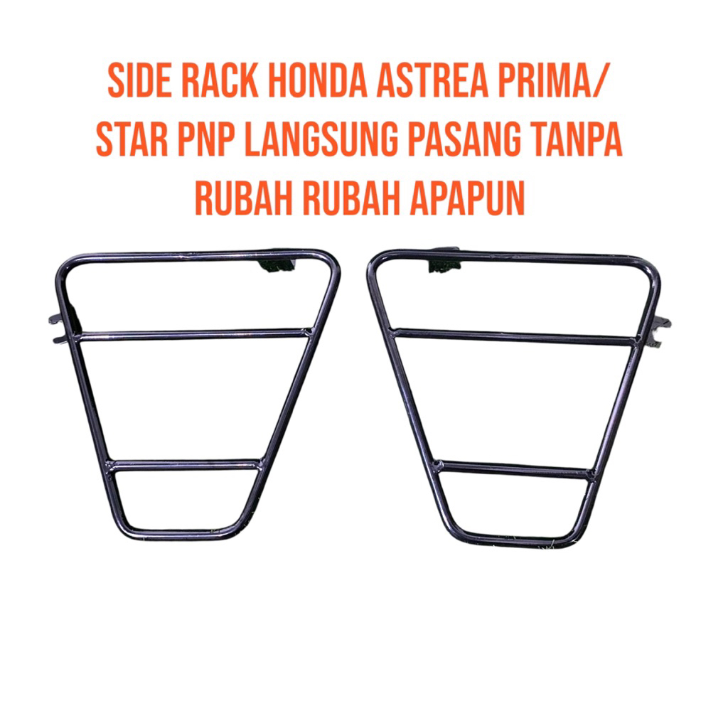 besi dudukan tas side bag side back rak bagasi samping honda astrea prima astrea star