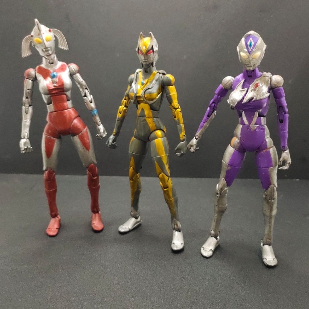 Shf Ultraman Ultrawoman Custom Junk Set