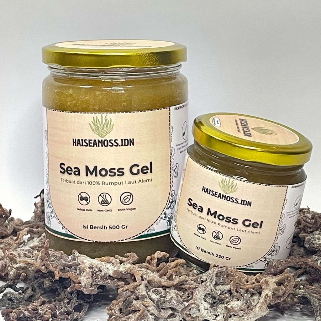 250 Gram Eclipse Sea Moss Gel Indonesia 100% Organik (Eucheuma Cottonii)