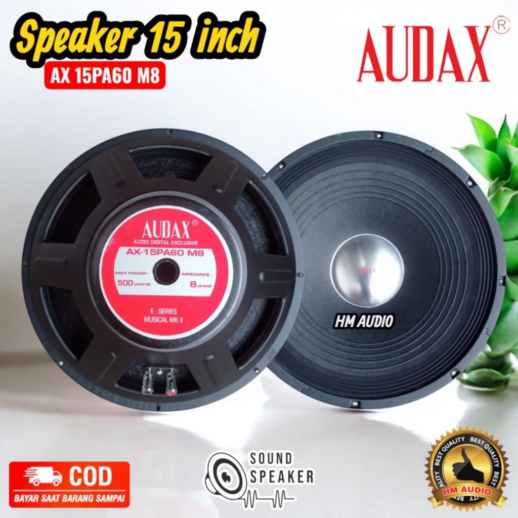 Speaker 15 inch Audax AX 15PA60 M8 Original