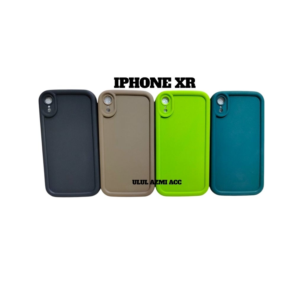 CASE IPHONE XR SOFTCASE PELINDUNG KAMERA MATTE ROSE