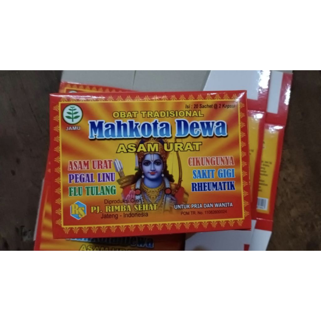 Mahkota Dewa Wisnu | Asam Urat, Pegal Linu, Flu Tulang,dll