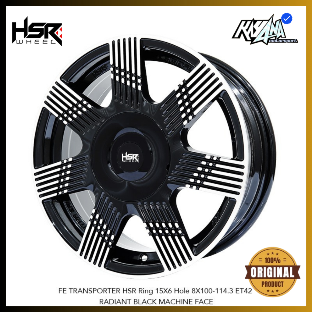 Velg Mobil R15 Terbaru HSR FE TRANSPORTER R15 Cocok Buat Datsun Go Ford Fiesta Freed City Jazz Dll
