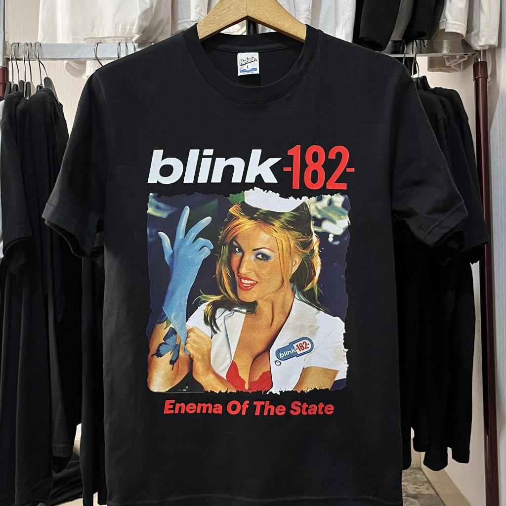 KAOS BAND BLINK182 - ENEMA OF THE STATE / TSHIRT BLINK 182 COTTON COMBED 24s