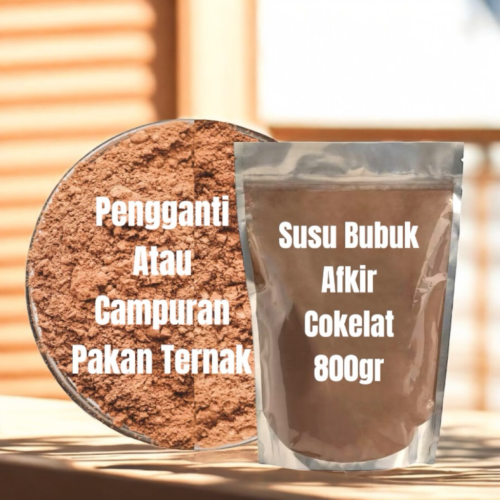 Susu Bubuk Afkir Untuk Campuran Pakan Ternak - Cokelat 800gr