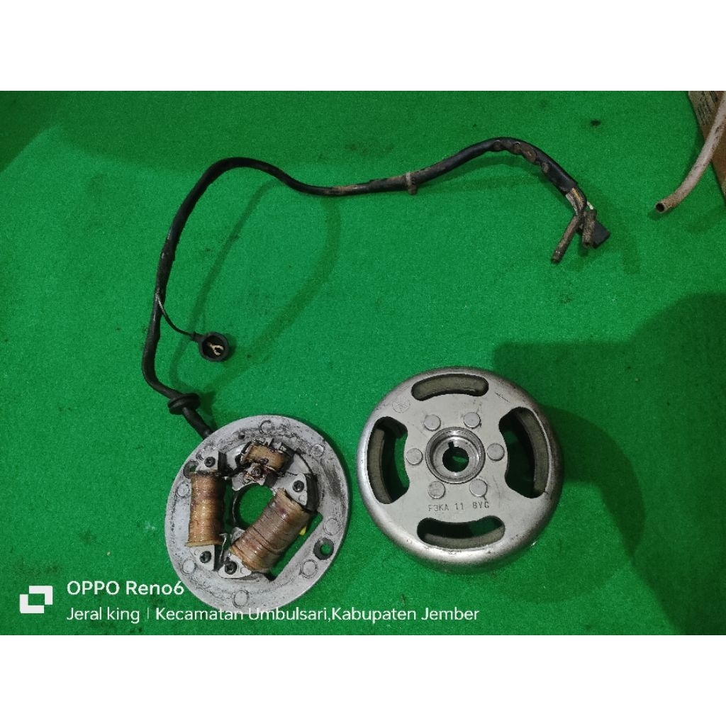 Pengapian Spul  Magnet Yamaha Rx king Original lepasan RX king new peredam Original