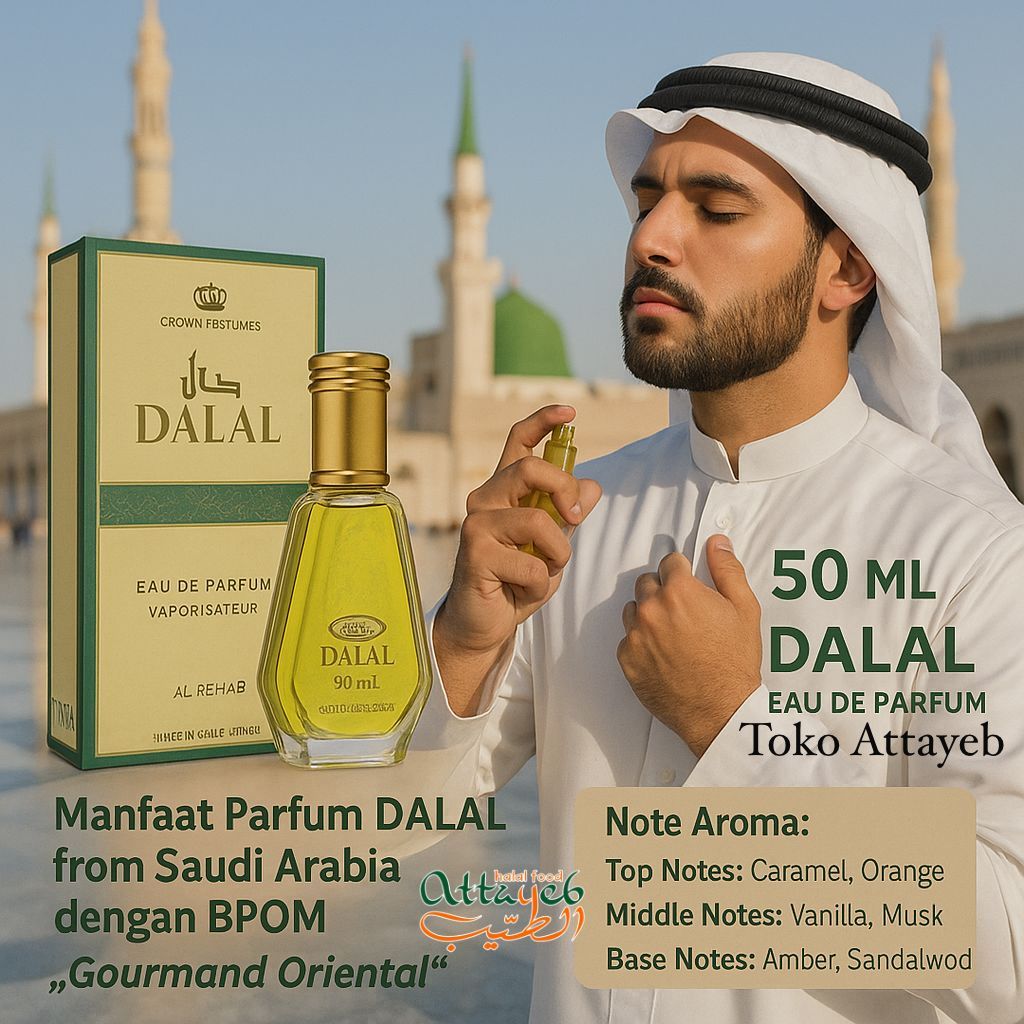 Parfum Al Rehab DALAL 50ml Spray Unisex Eau De Parfum Al Rehab 100% Original Terjamin Asli Made In S