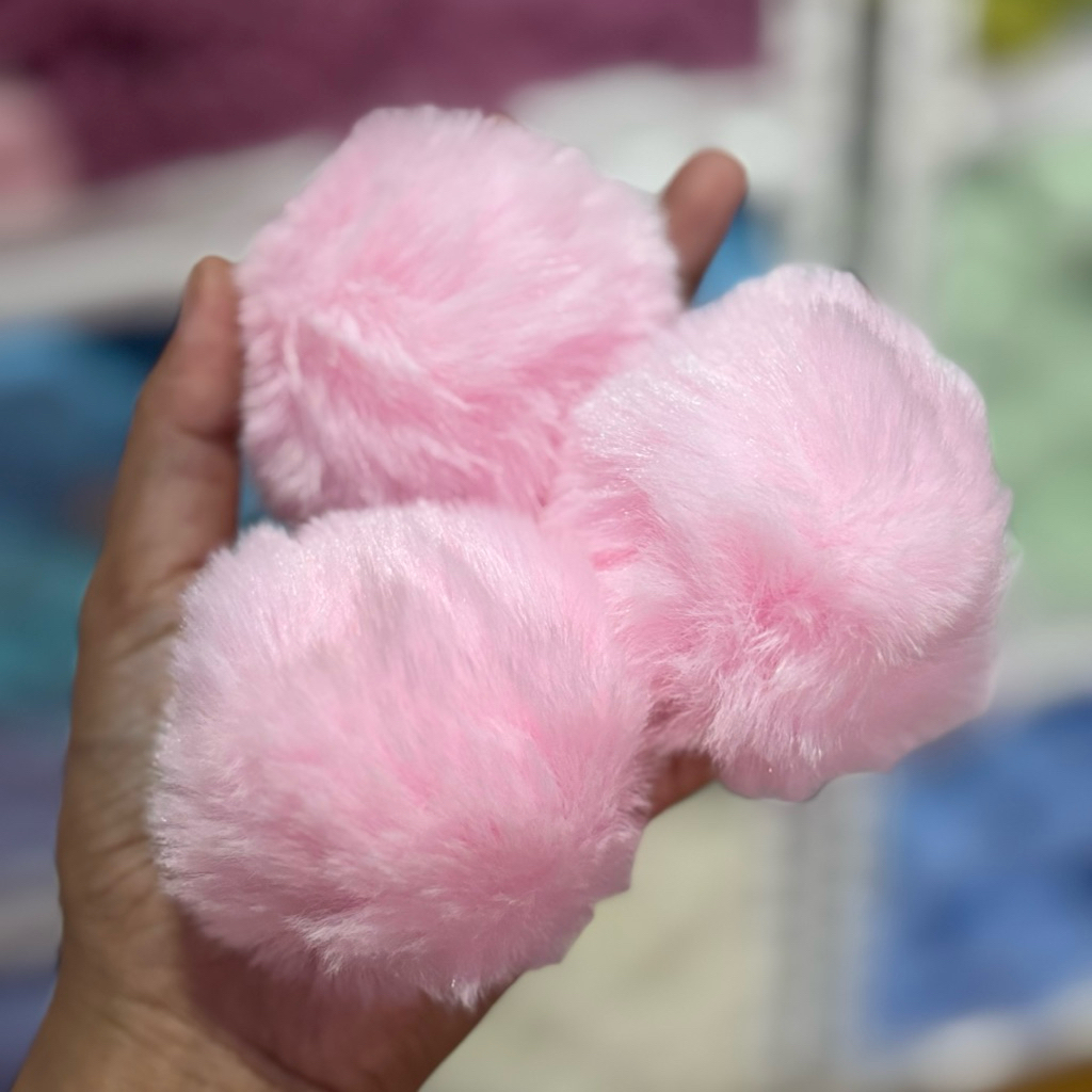 POMPOM BULU BANDUL UKURAN 5 CM / POMPOM BANDUL BESAR 5 CM