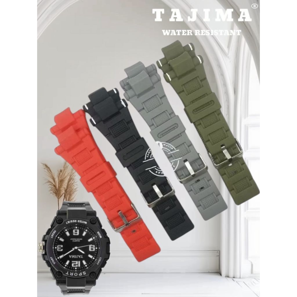 Tali Jam Tangan Tajima 5252 Strap Jam Tajima 5252 Rubber