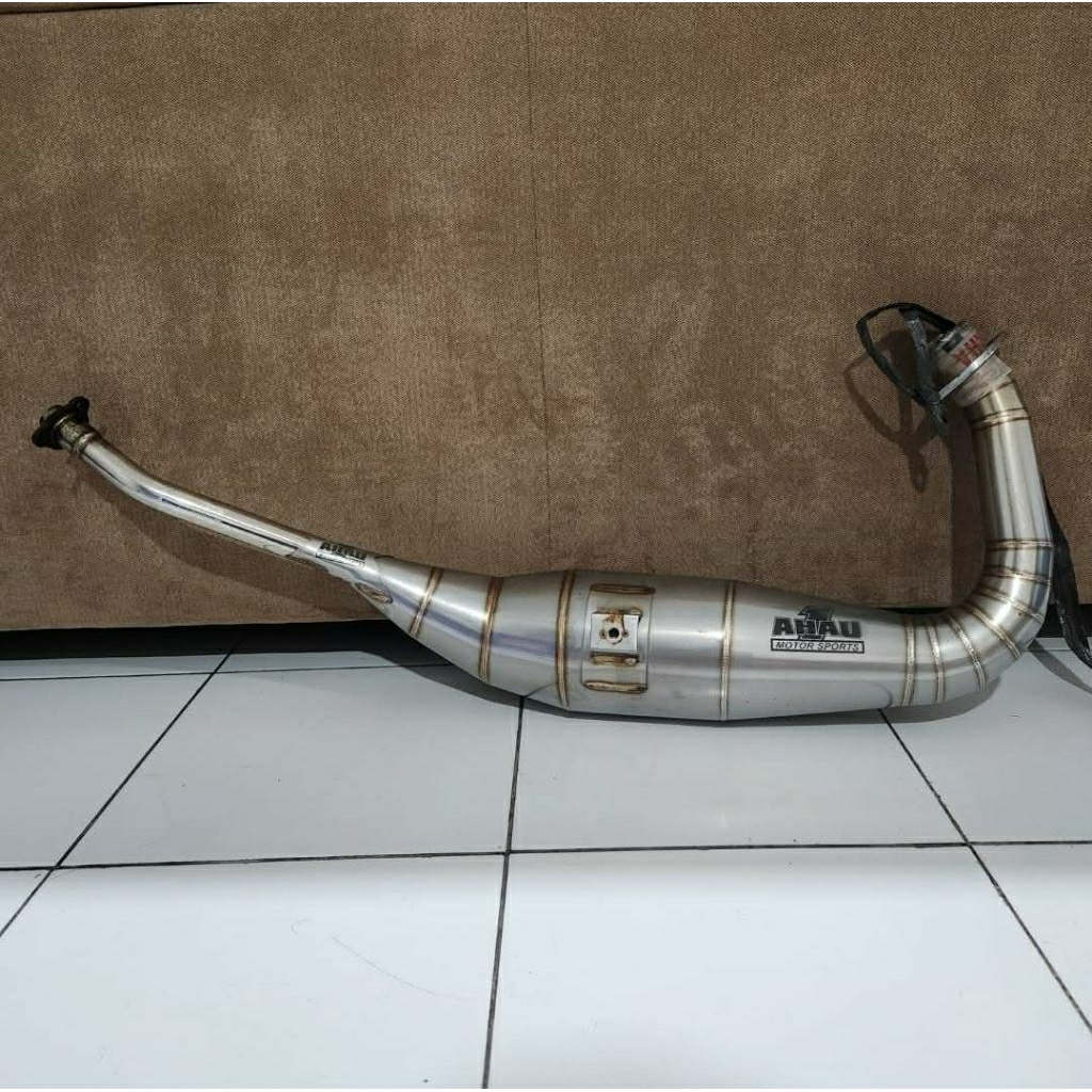 chamber perut knalpot ahau ninja r ss second original