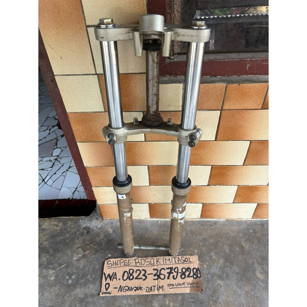 shock skok sekok depan ninja rr old original lepasan montor ninja rr old