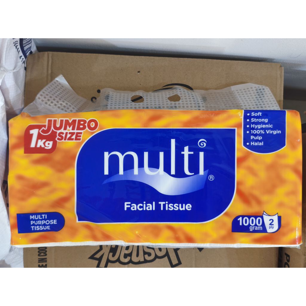 TESSA MULTI Tisu Tissue Facial 1000 Gram Tisu Wajah Jumbo Size