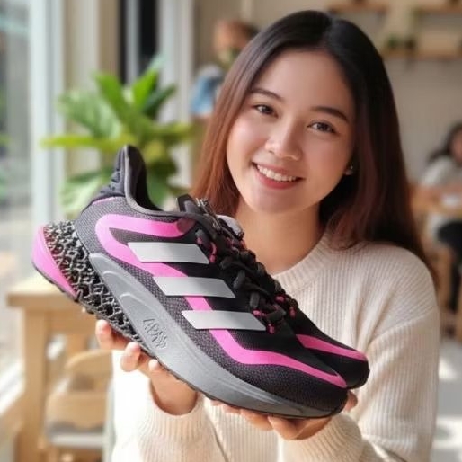 Adidas 4DFWD Pulse 2 W Black Fuchsia Silver 1jt% Original BNIB "Resmi" HP7617