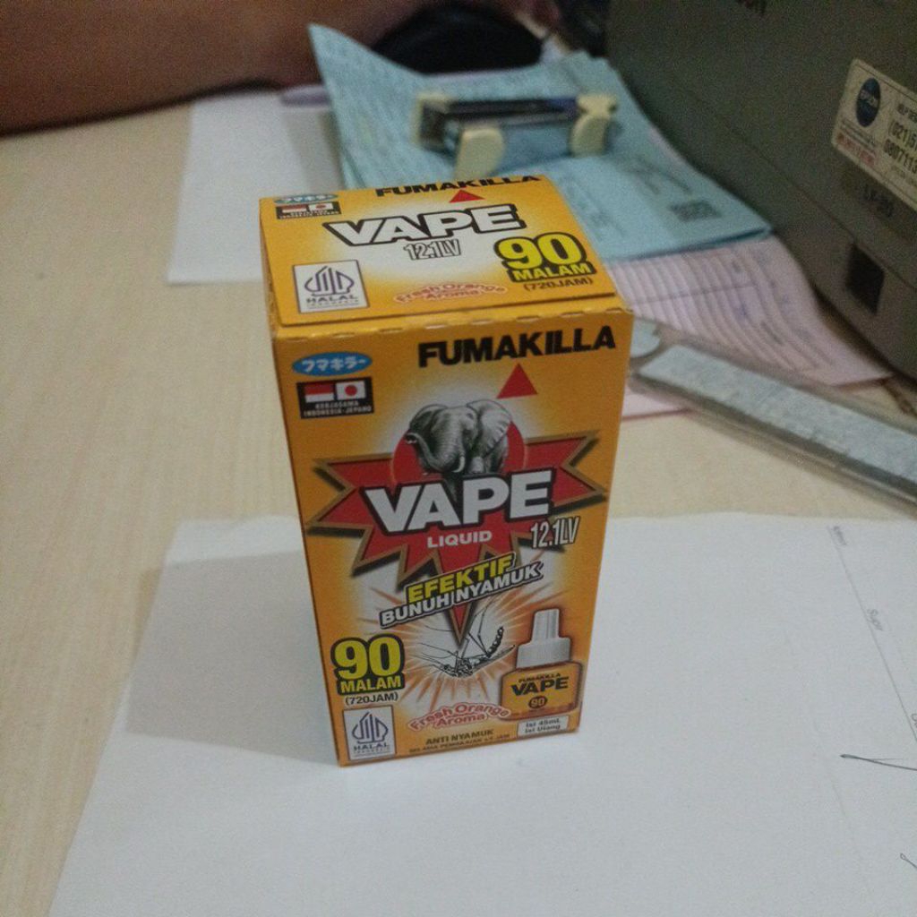 Vape liquid 90 malam pembunuh nyamuk
