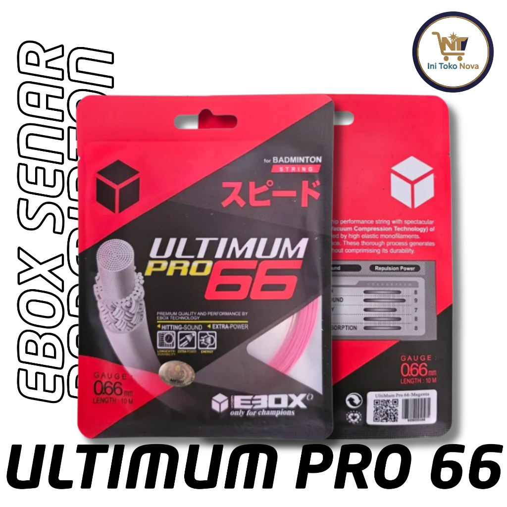 Ebox Senar Badminton Ultimum Pro 66