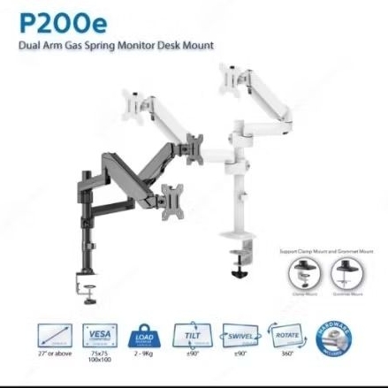 OXIMUS P200e BRACKET STAND MONITOR SWIFEL ROTATE