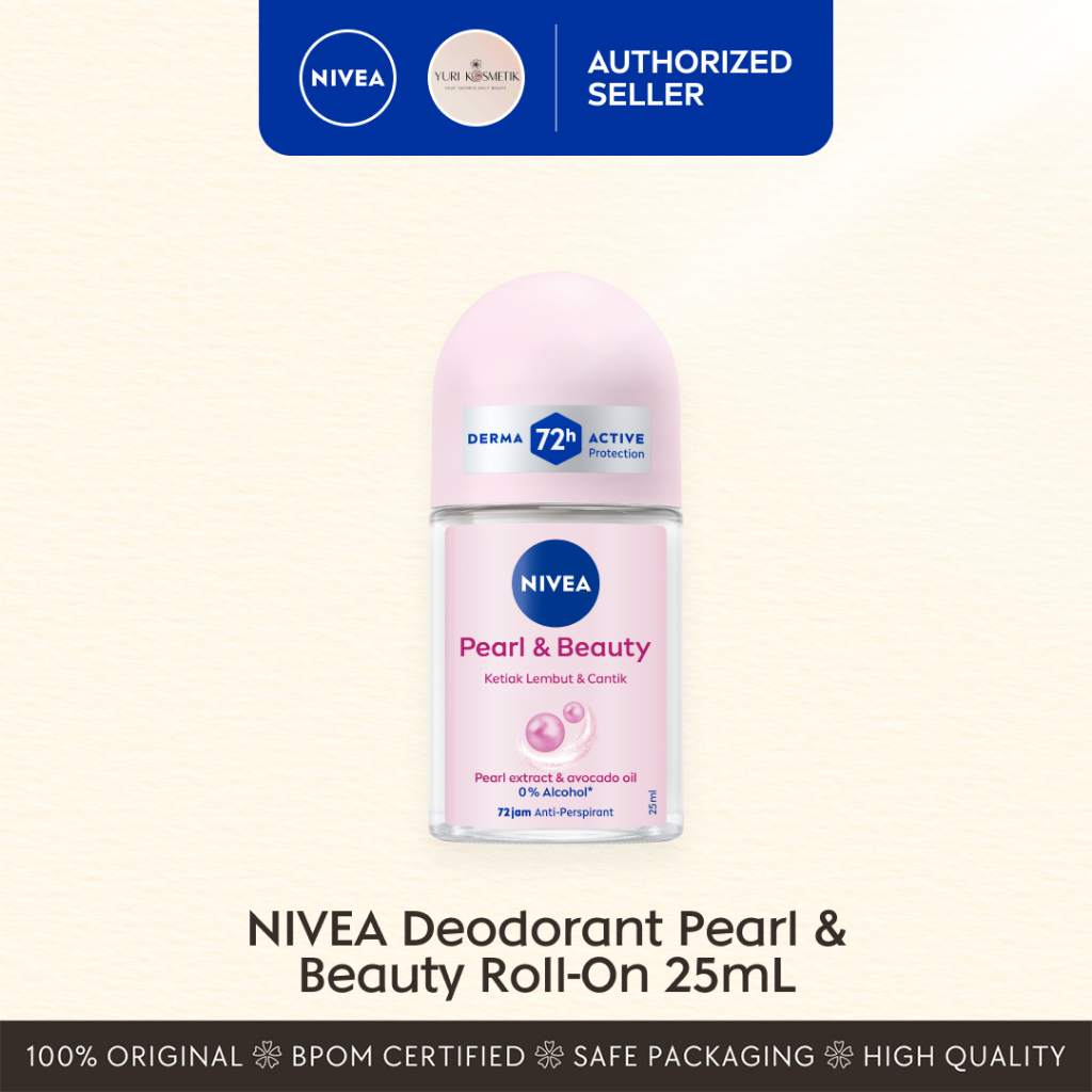 Nivea Deodorant Brightening Pearl & Beauty 25ML Yuri Kosmetik