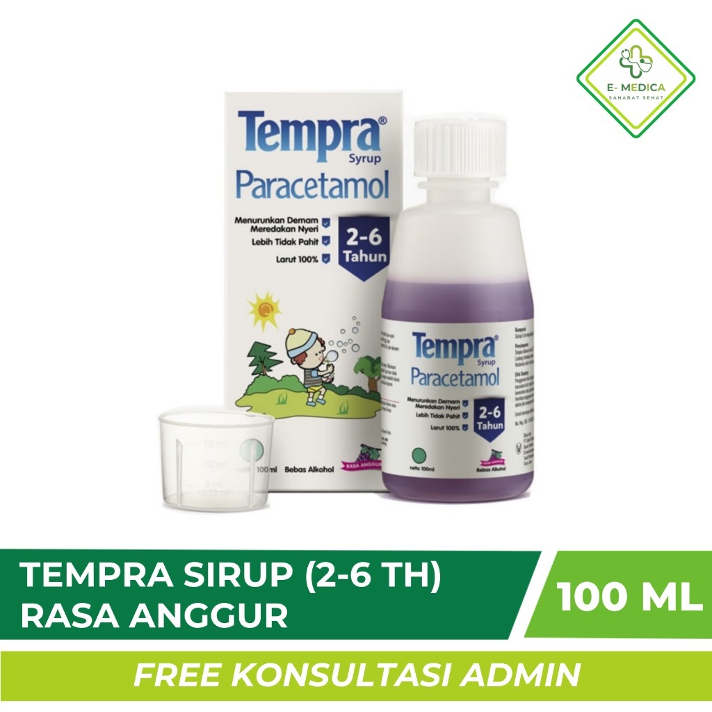 Tempra Syrup Paracetamol Anak Rasa Anggur 100 ml