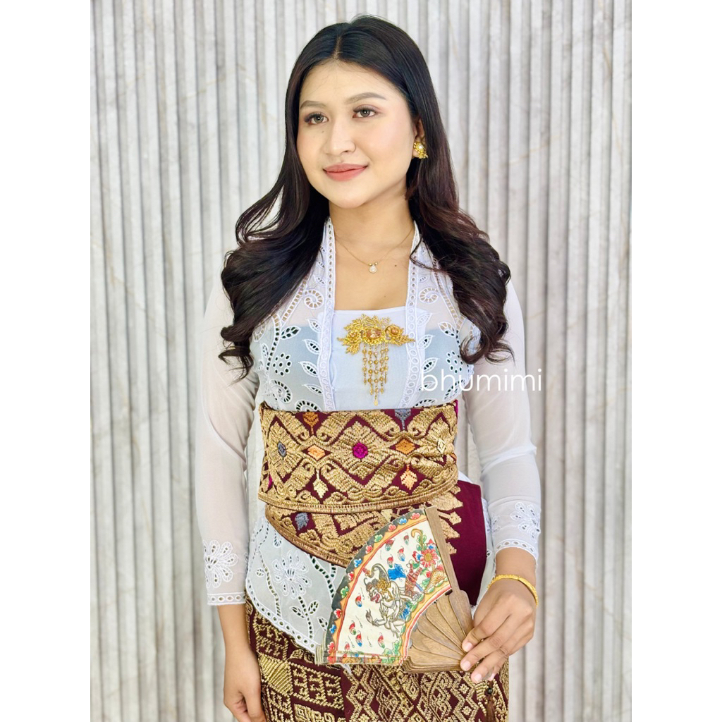 Kebaya Sifon Bordir/Kebaya Sifon Lengan Panjang/Kebaya Sifon Murah