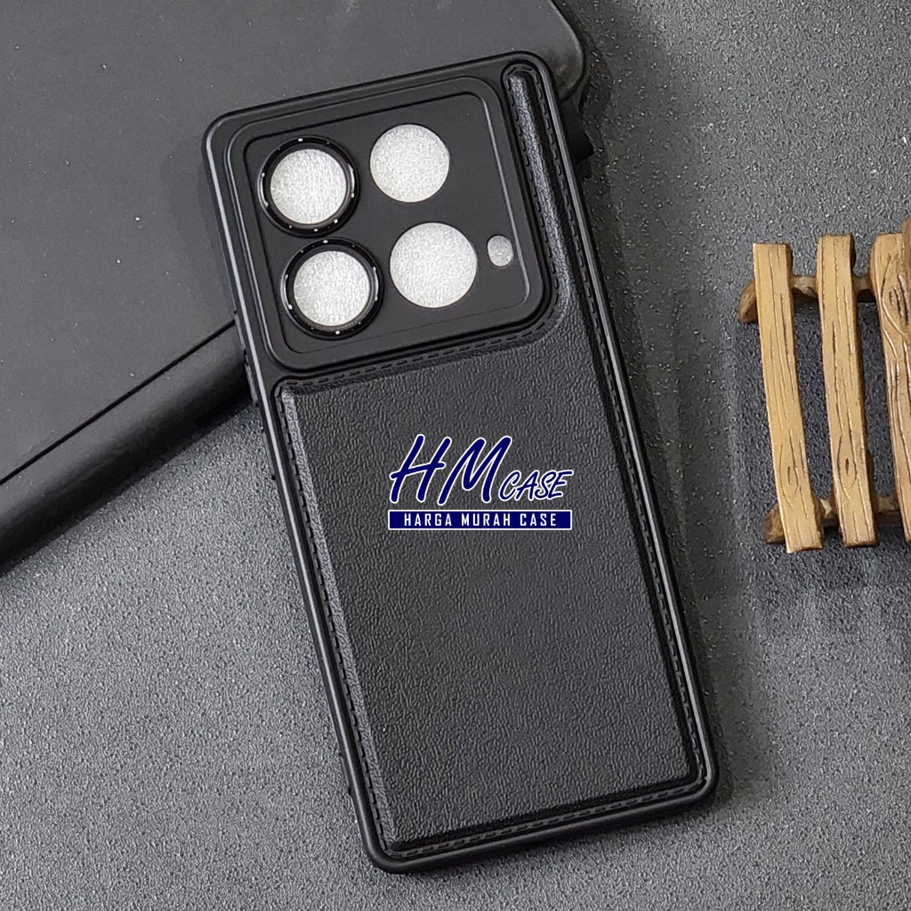 Infinix Note 40 Infinix Note 40S Infinix Note 40 Pro Infinix Note 40 Pro Plus Case Pro Leather Black