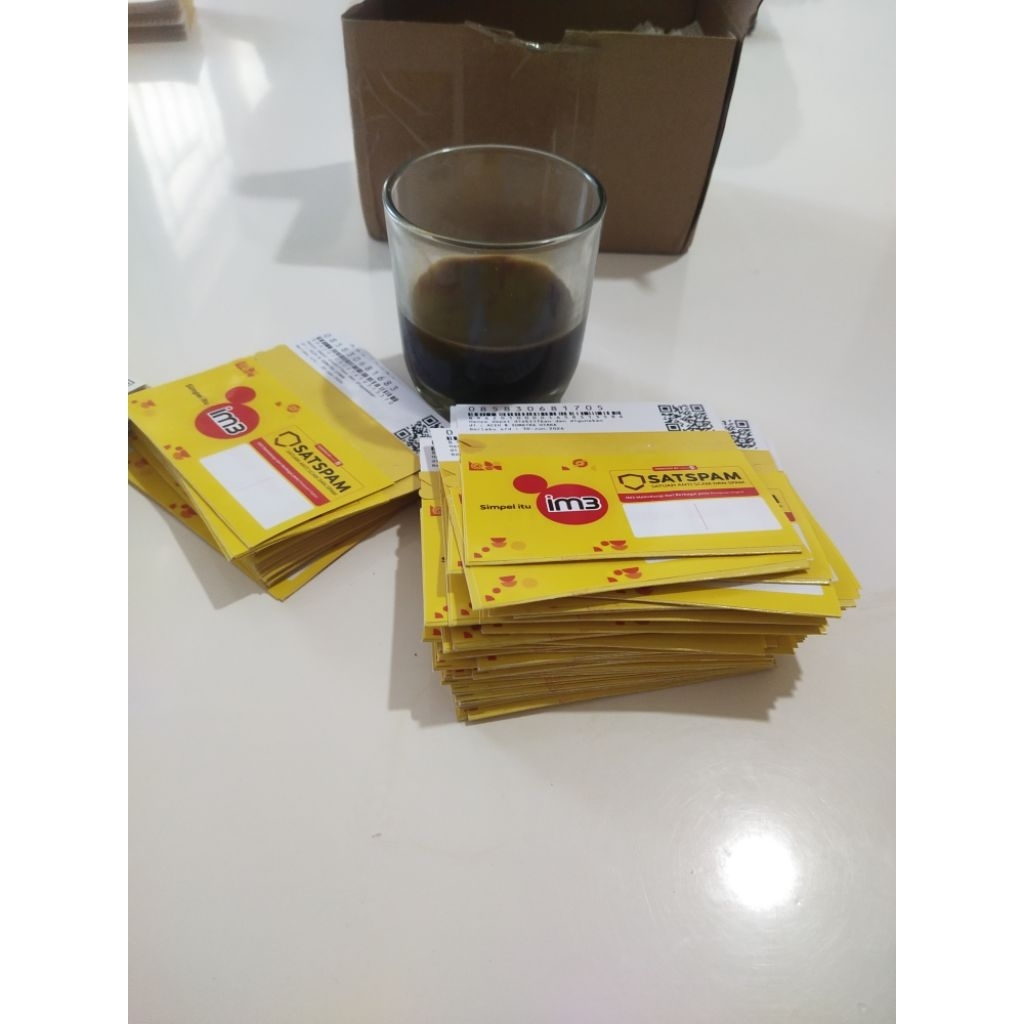 kartu Indosat 3gb SATSPAM  per pcs sudah regis