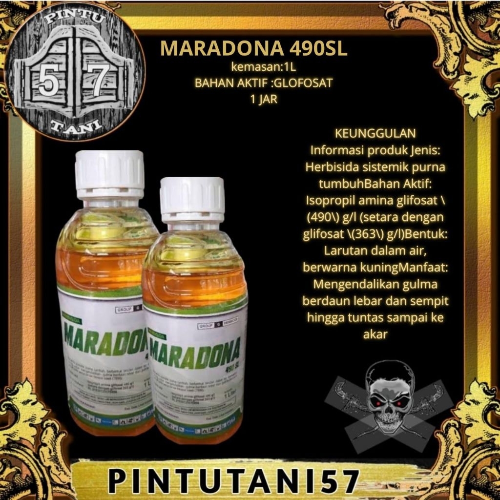 MARADONA 490 SL (HERBISIDA) 1LTR/BOX (20BOTOL)