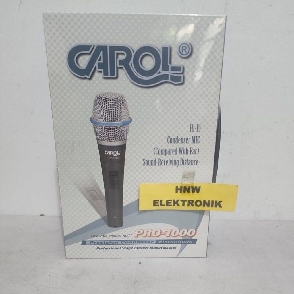 mic mik mikrofone condenser Carol Pro 1000