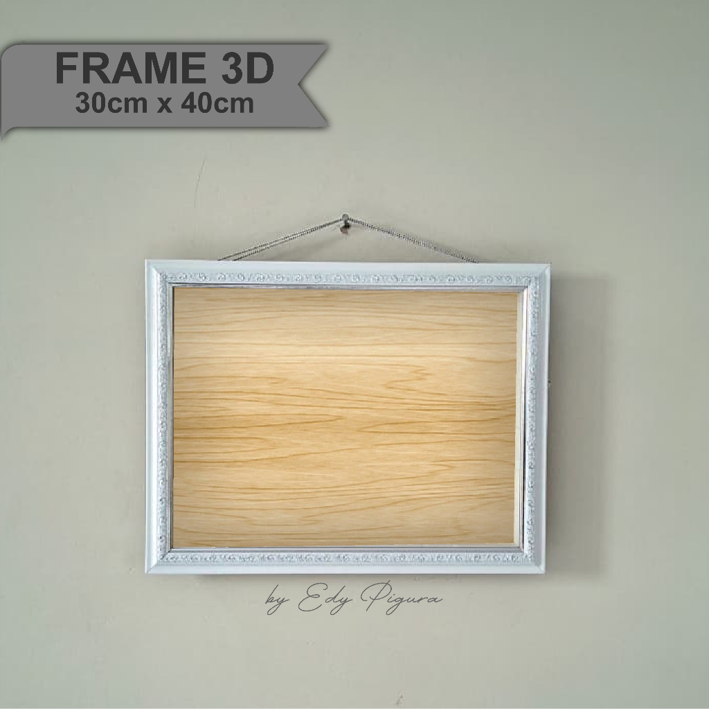 pigura mahar 3D, pigura box mahar 30x40x3cm / box 3d BACA DESKRIPSI