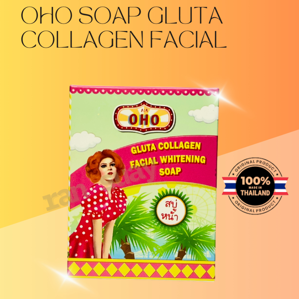 OHO SOAP GLUTA COLLAGEN FACIAL WHITENING ORIGINAL THAILAND