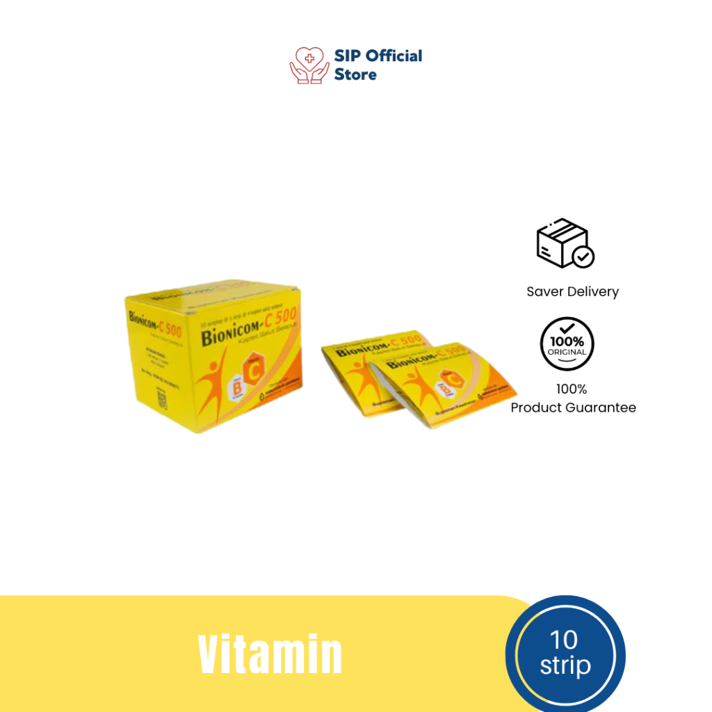 BIONICOM C-500 | VITAMIN C 500MG | MEMELIHARA KESEHATAN TUBUH
