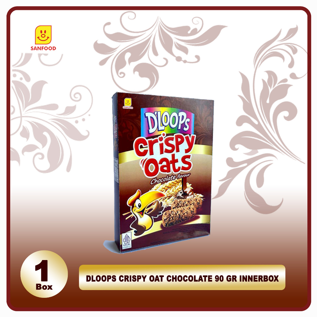 DLOOPS CRISPY OAT CHOCOLATE 90GR INNERBOX