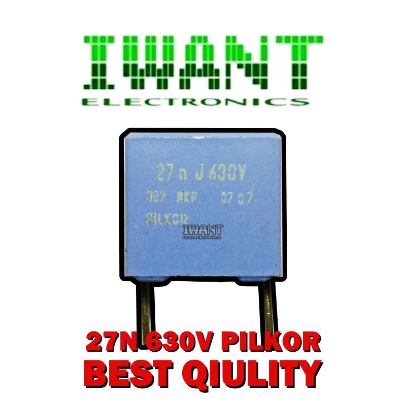 KAPASITOR MKT MKP 0.027UF 630 VOLT PILKOR HIGH QUALITY MKT 27N 630V 27nF 630V