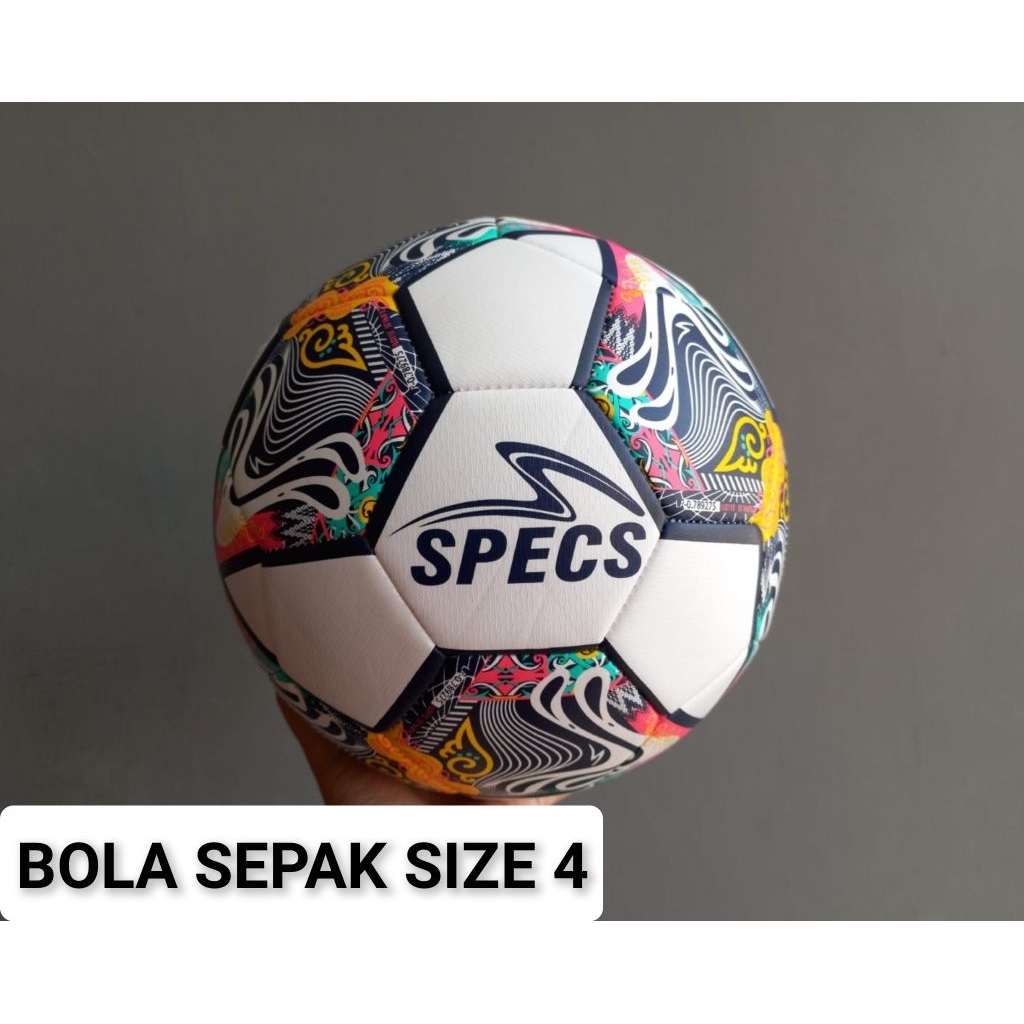 SPECS BOLA SEPAK SIZE 4 ILLUZION MADA FB TRAINING BALL ORIGINAL