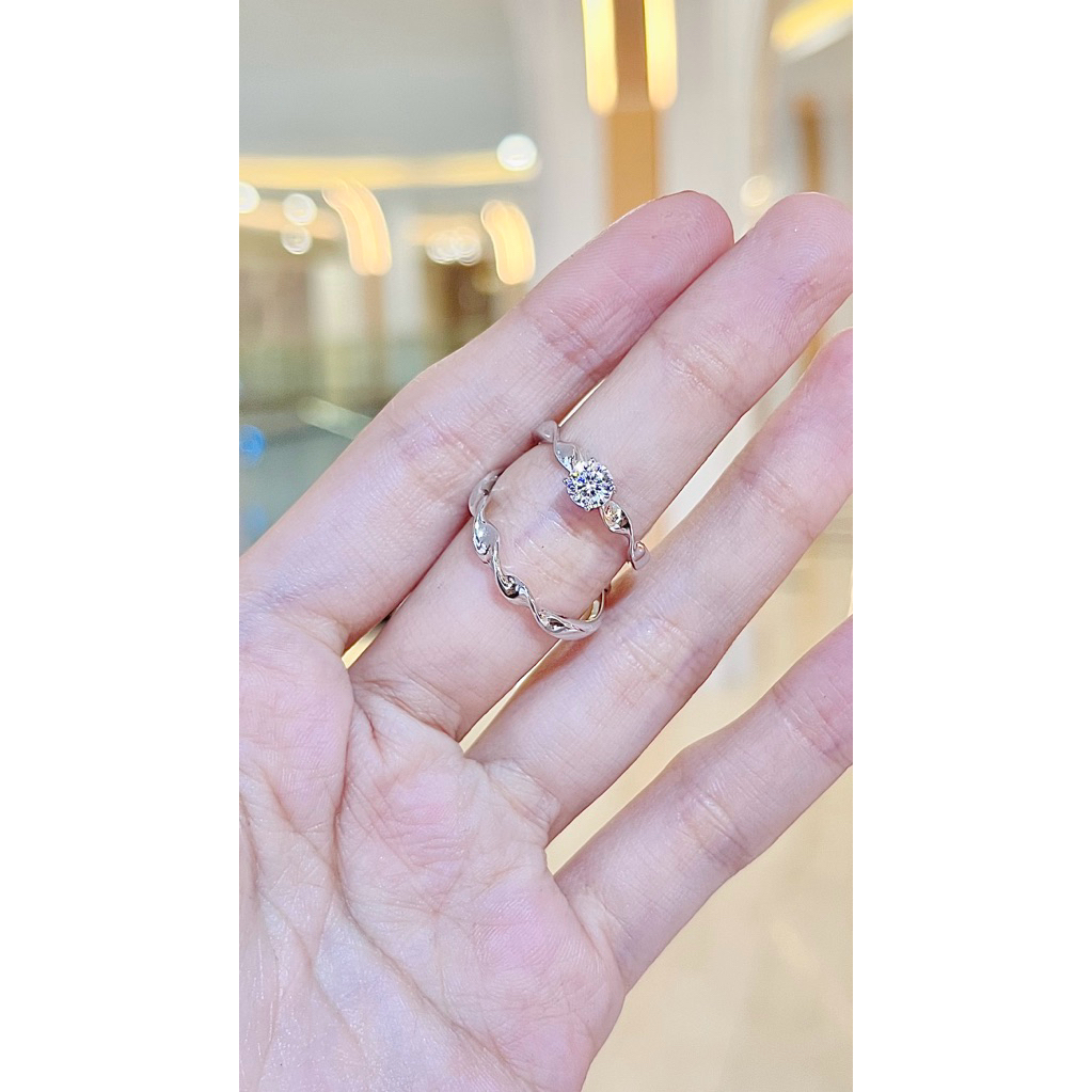 cincin couple permata moissanite