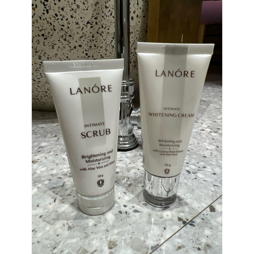 LANORE INTIMATE SCRUB dan LANORE INTIMATE WHITENING CREAM