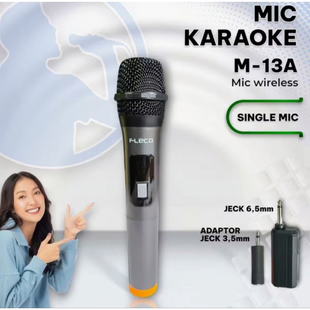 Mic Professional Fleco M13A Single mic / MIcwireless FLECO M-13A
