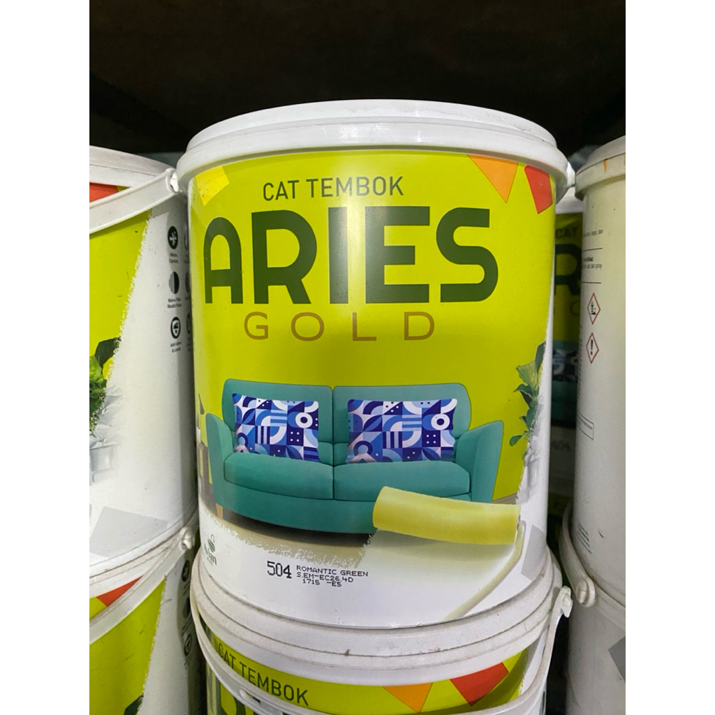 CAT ARIES GOLD 5kg WARNA/CAT TEMBOK AVIAN