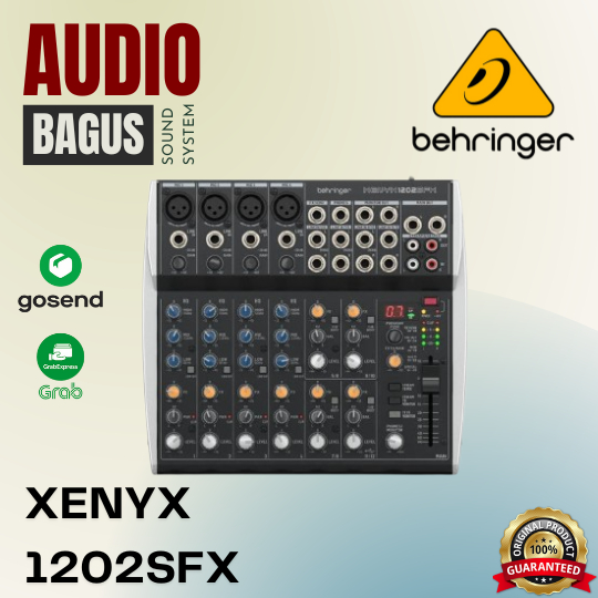 BEHRINGER XENYX 1202SFX MIXER AUDIO XENYX 1202S FX XENYX 1202 SFX ORIGINAL