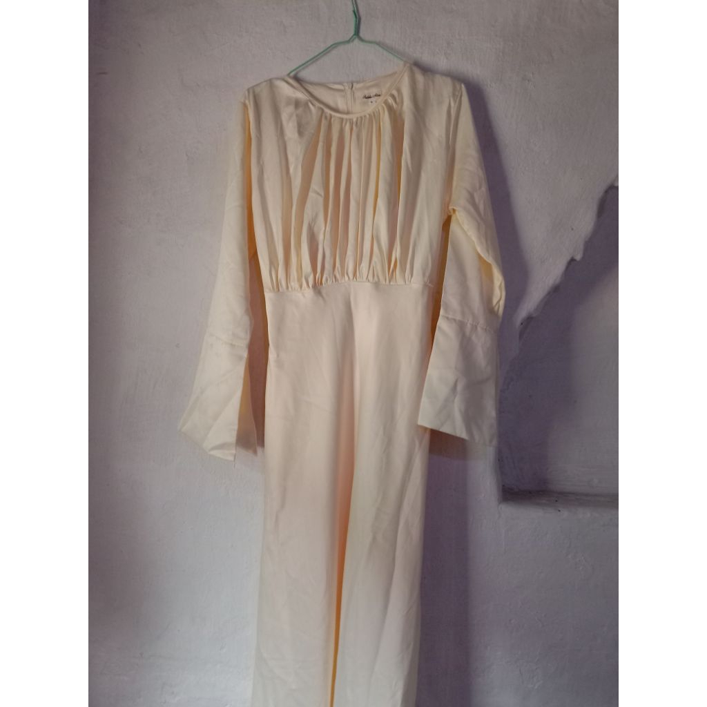 DRES SATIN PREMIUM IVORY KONDANGAN