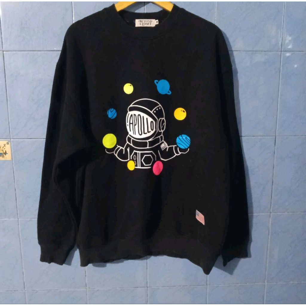 crewneck beyond closet bahan tebal