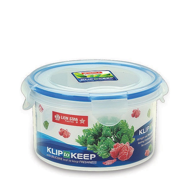 LION STAR KP-95 KLIP TO KEEP 3202 750 ML KOTAK TEMPAT MAKAN BULAT