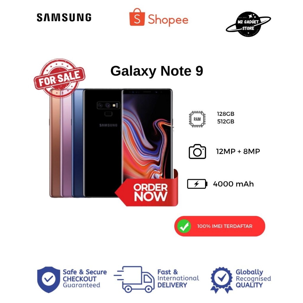 Samsung Galaxy Note 9 Resmi SEIN