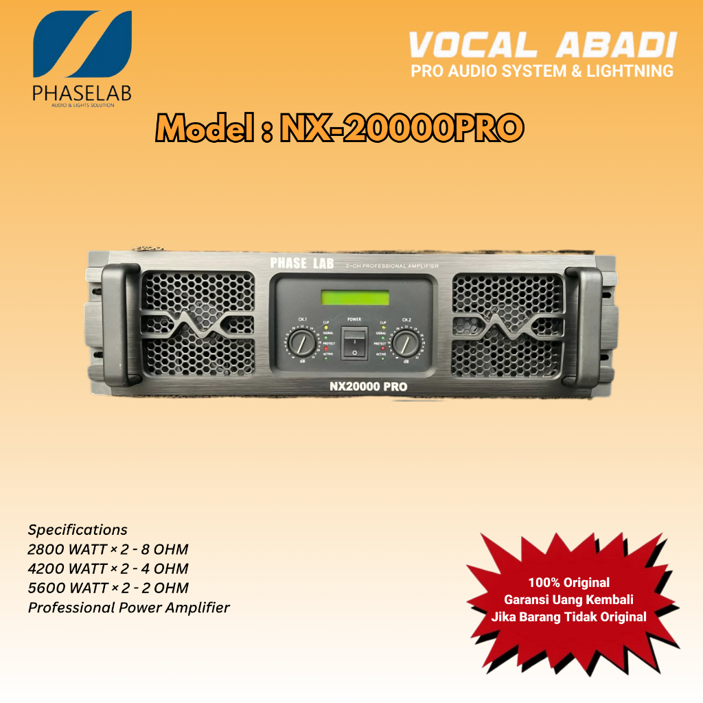 POWER PHASELAB NX-20000PRO C.TD ORIGINAL